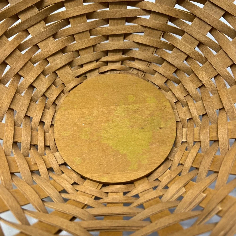 Longaberger 2009‎ Baskets Dresden OH USA Woven Wood Oval Serving Display